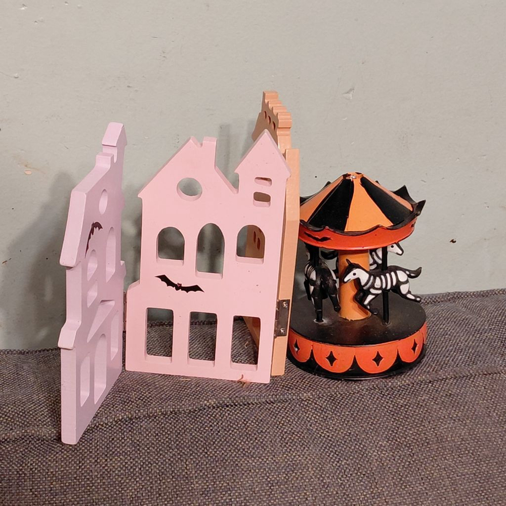 Unisex Unbranded Halloween Decor One Size Orange Black Carousel